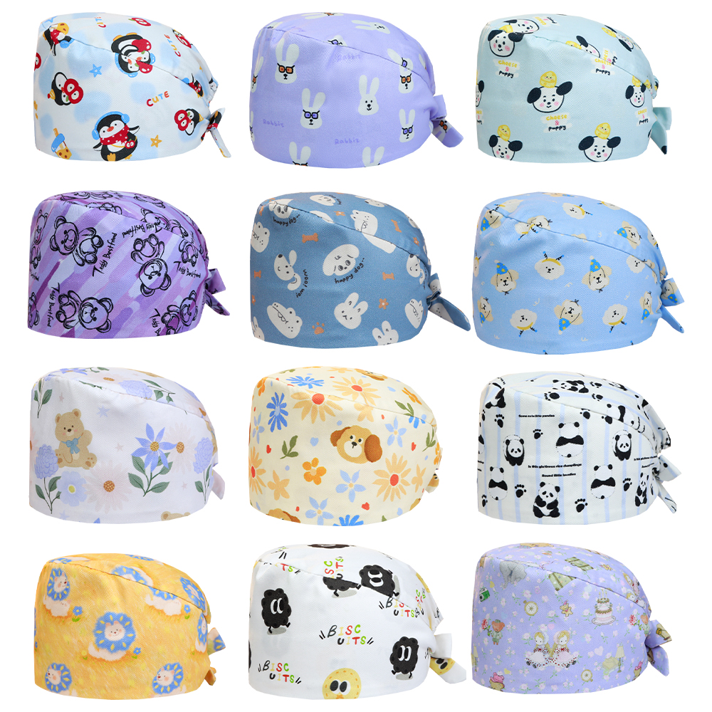 Medical Lab Work - Cotton Women Working Caps Doctor Nurse