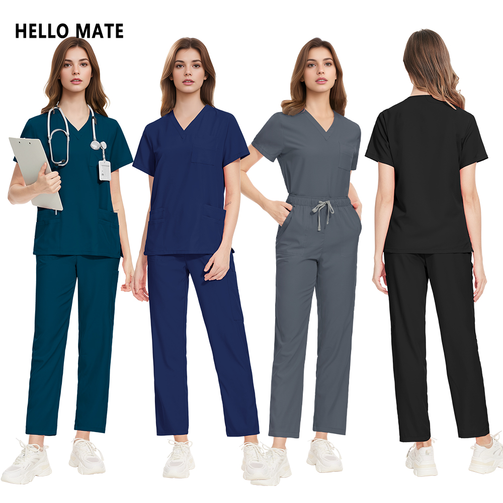 Medical Lab Work - Hospital Clinical Workwear Dental Scrub Set