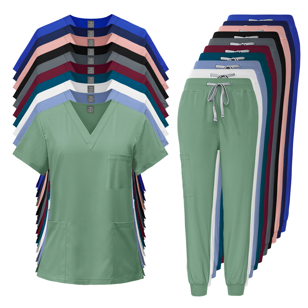Medical Lab Work - Multilcolors Medical Uniform Women Scrubs Sets