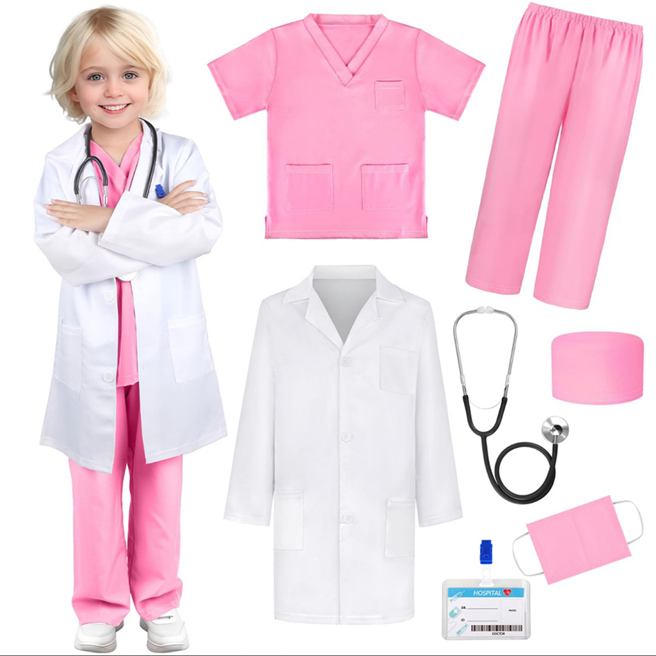 7 Pcs/Pack Kid White Medical U – Medical Lab Coats Bewertung und Preis