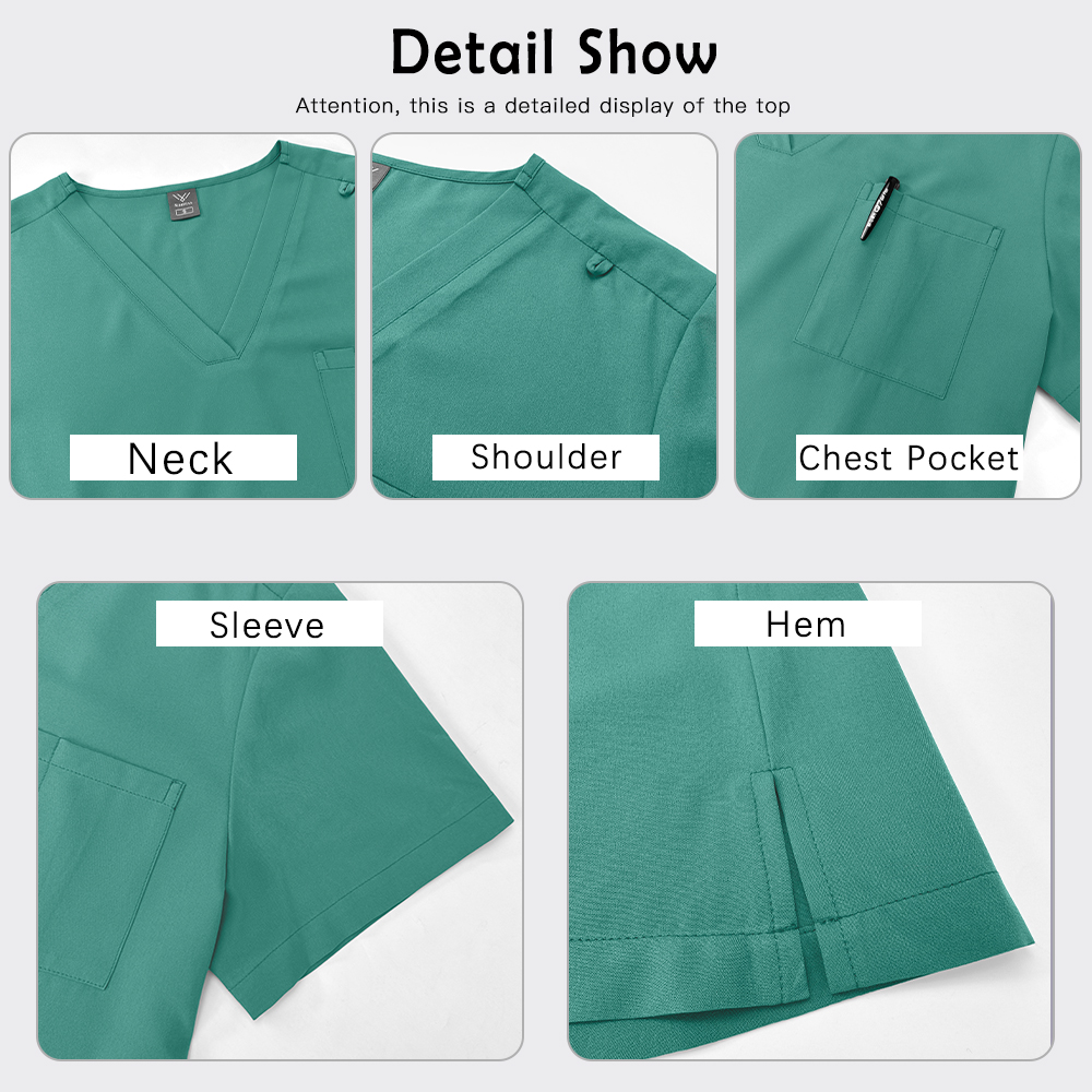 Multilcolors Women Scrubs Set  – Medical Lab Work Bewertung und Preis