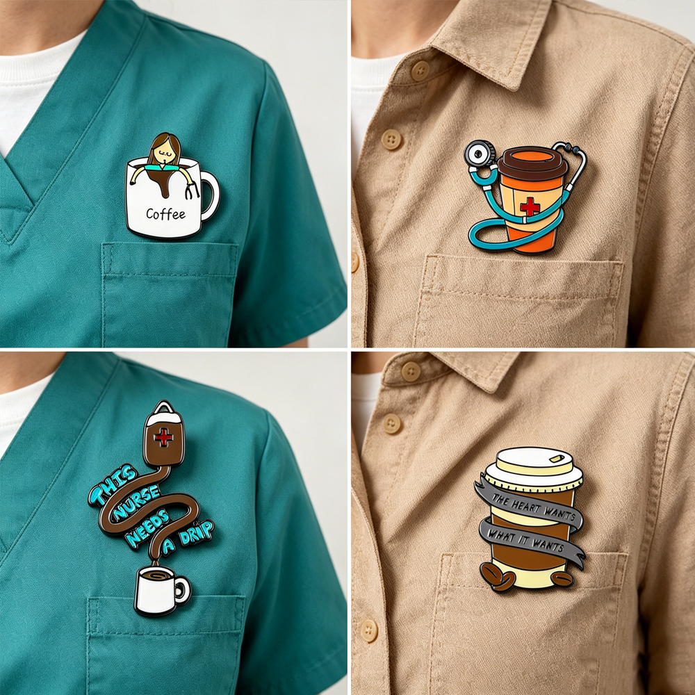 Medical Nurse Life Enamel Pin  – Lab Coat Medical Bewertung und Preis