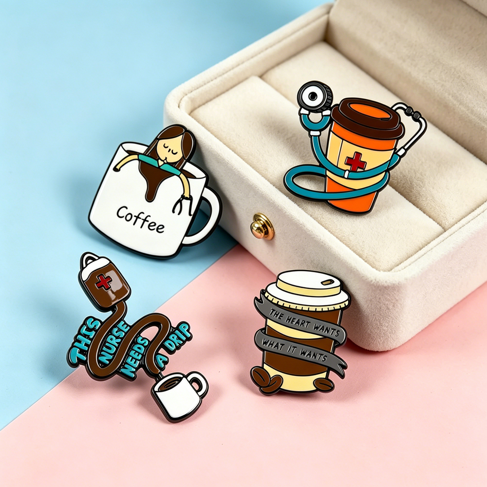Medical Nurse Life Enamel Pin  – Lab Coat Medical Bewertung und Preis
