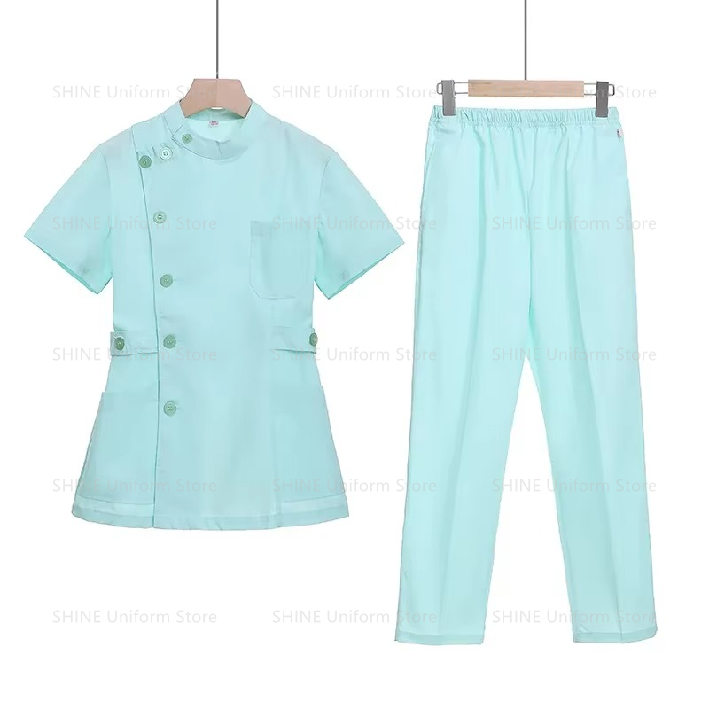 Pink Short Scrubs Set Nurse Do – Medical Lab Coats Bewertung und Preis