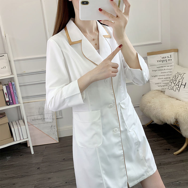 white short beauty uniform dre – Lab Coat Medical Bewertung und Preis