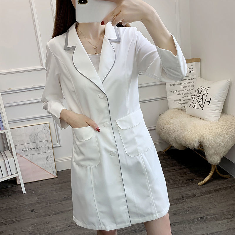white short beauty uniform dre – Lab Coat Medical Bewertung und Preis
