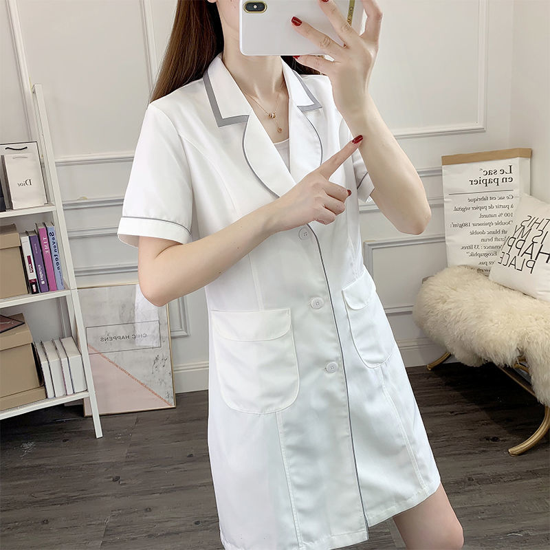 white short beauty uniform dre – Lab Coat Medical Bewertung und Preis