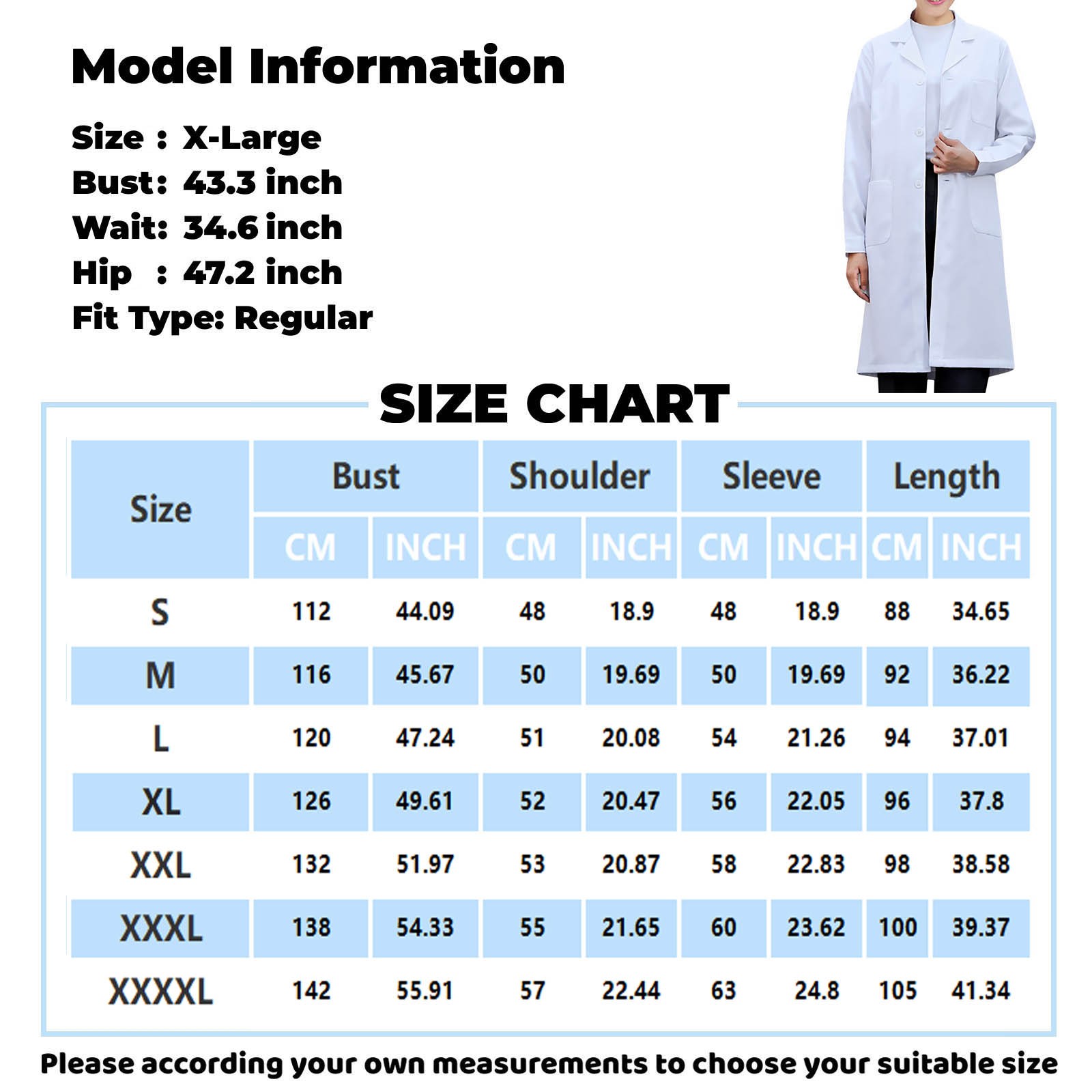 White Lab Coat For Women Men S – Medical Lab Work Bewertung und Preis