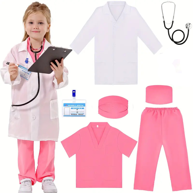 7PCS Kids Doctor Nurse Cosplay – Medical Lab Coats Bewertung und Preis