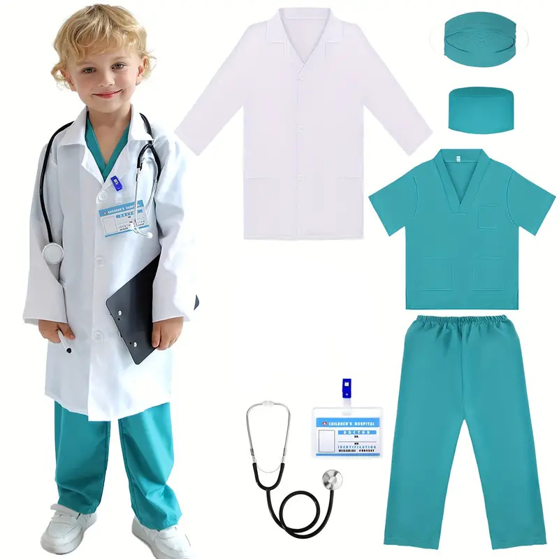 7PCS Kids Doctor Nurse Cosplay – Medical Lab Coats Bewertung und Preis
