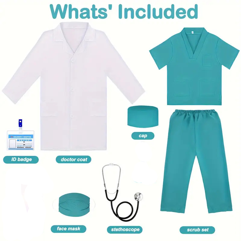 7PCS Kids Doctor Nurse Cosplay – Medical Lab Coats Bewertung und Preis