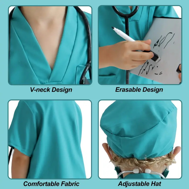 7PCS Kids Doctor Nurse Cosplay – Medical Lab Coats Bewertung und Preis