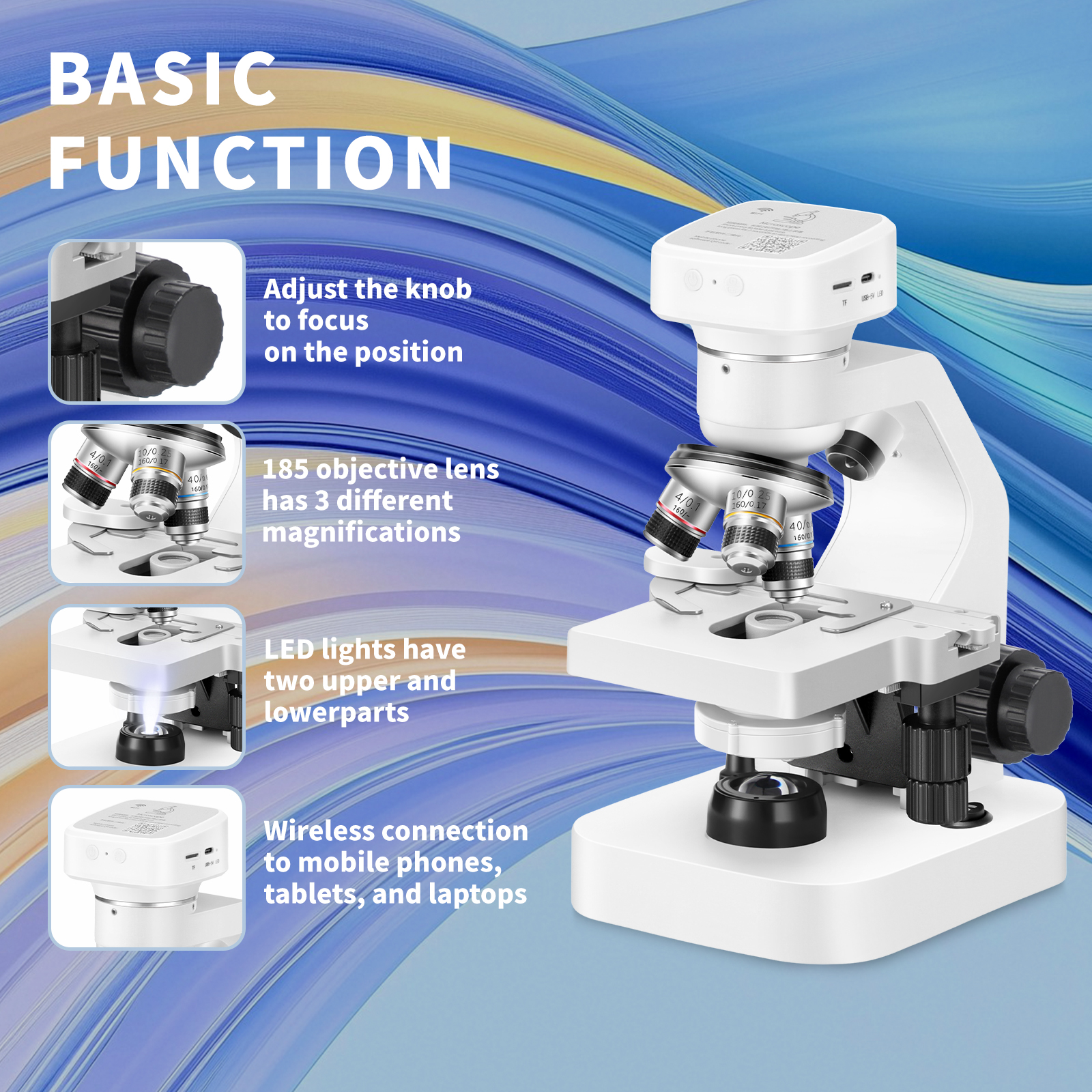 High definition, high magnific – Medical Lab Microscope Bewertung und Preis