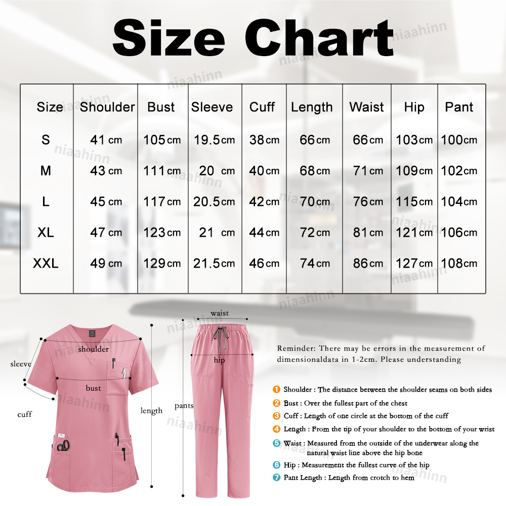 Multicolor Scrubs Uniform Wome – Medical Lab Coats Bewertung und Preis