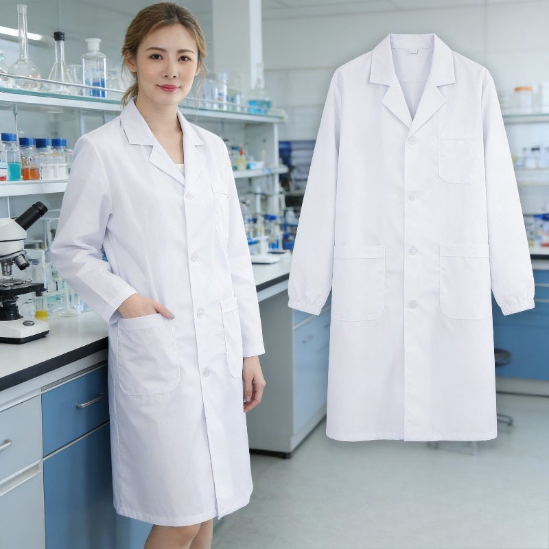 Lab Isolation Gown White Coat  – Medical Lab Coats Bewertung und Preis