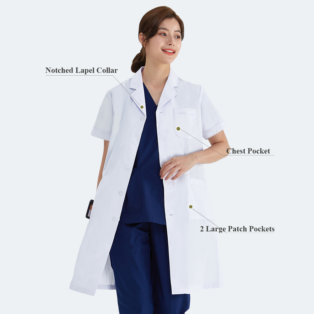 Unisex White Coat Lab Coat Hos – Medical Lab Coats Bewertung und Preis
